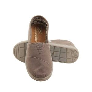 Kids Toms Classic Ash Canvas Slip On Shoes Y 4.5 US!